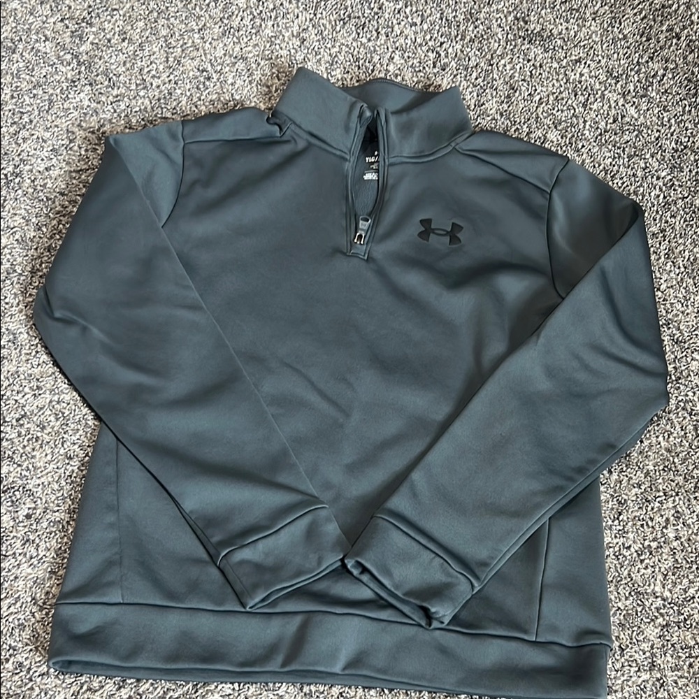 Under Armour Gray Quarter-Zip Sweatshirt